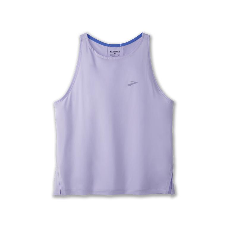 Brooks Sprint Free Breathable Running Tank Top - Women's - Lavender Purple/Violet Dash (04729-LMYA)